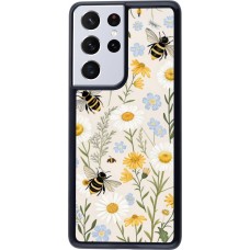Coque Samsung Galaxy S21 Ultra 5G - Pattern bees Spring 2026
