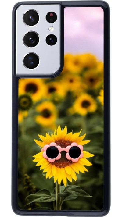 Coque Samsung Galaxy S21 Ultra 5G - Sunflower with glasses Spring 2026