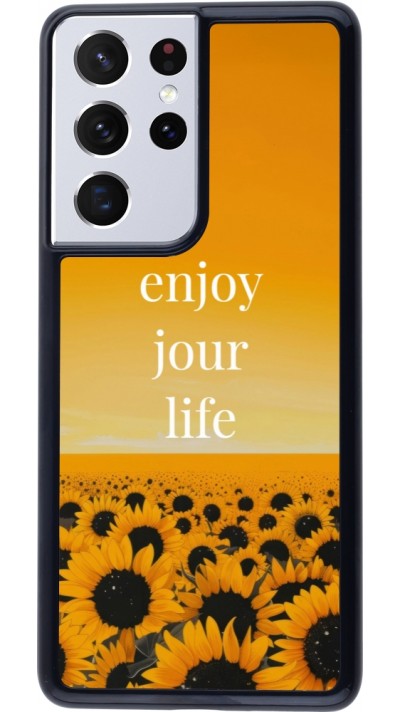 Coque Samsung Galaxy S21 Ultra 5G - Summer 2025 Enjoy your life
