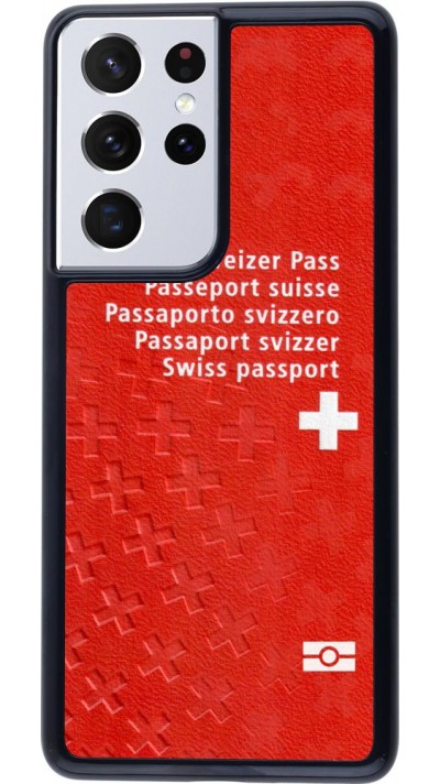 Coque Samsung Galaxy S21 Ultra 5G - Swiss Passport Coque Samsung Galaxy S21 Ultra 5G - Swiss Passport