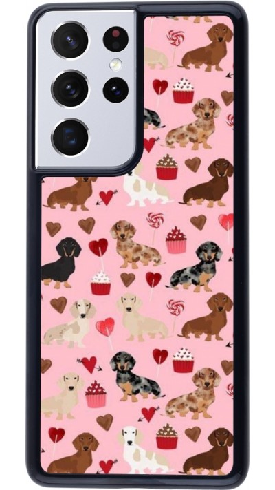 Coque Samsung Galaxy S21 Ultra 5G - Valentine 2024 puppy love Coque Samsung Galaxy S21 Ultra 5G - Valentine 2024 puppy love
