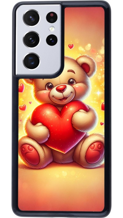 Coque Samsung Galaxy S21 Ultra 5G - Valentine 2024 Teddy love