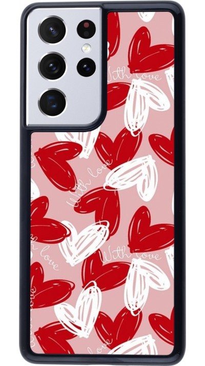 Coque Samsung Galaxy S21 Ultra 5G - Valentine 2024 with love heart