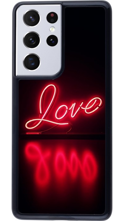 Coque Samsung Galaxy S21 Ultra 5G - Valentine 2025 Neon Love Coque Samsung Galaxy S21 Ultra 5G - Valentine 2025 Neon Love
