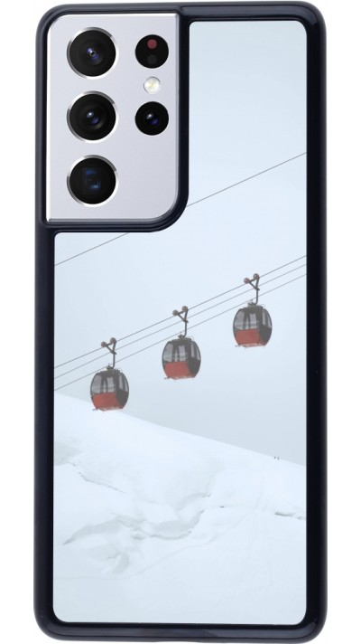 Coque Samsung Galaxy S21 Ultra 5G - Winter 22 ski lift Coque Samsung Galaxy S21 Ultra 5G - Winter 22 ski lift