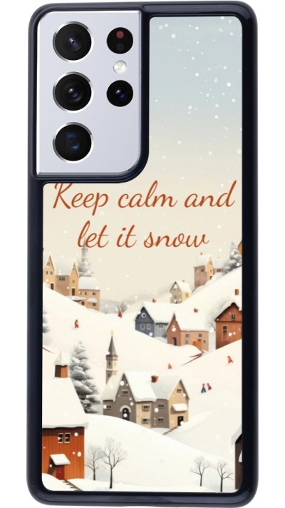 Coque Samsung Galaxy S21 Ultra 5G - Winter 25 Winter Keep calm and let it snow