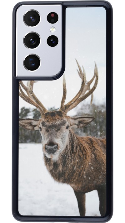 Coque Samsung Galaxy S21 Ultra 5G - Winter 25 Winter reindeer