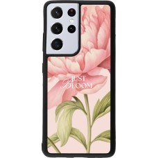 Coque Samsung Galaxy S21 Ultra 5G - Silicone rigide noir Just Bloom Spring 2026