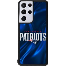 Coque Samsung Galaxy S21 Ultra 5G - Silicone rigide noir Super Bowl 26 Patriots 2