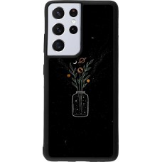 Coque Samsung Galaxy S21 Ultra 5G - Silicone rigide noir Vase black