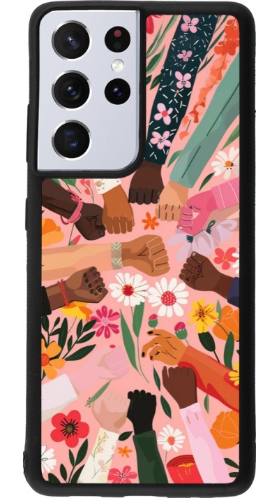 Samsung Galaxy S21 Ultra 5G Case Hülle - Silikon schwarz Womens day 2026 8