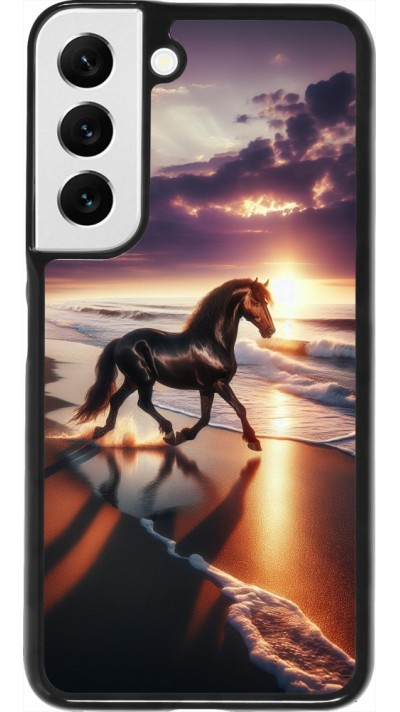 Coque Samsung Galaxy S22 - Cheval majestueux plage