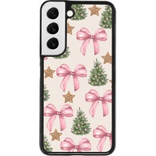 Samsung Galaxy S22 Case Hülle - Christmas 25 Vintage Ribbons