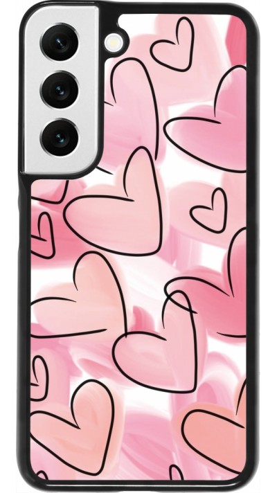Coque Samsung Galaxy S22 - Easter 2023 pink hearts