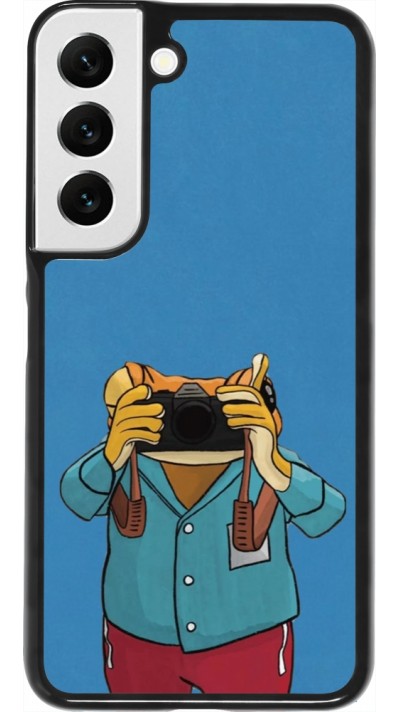 Samsung Galaxy S22 Case Hülle - Frog with camera DTMF