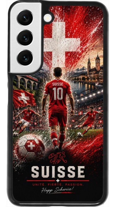 Samsung Galaxy S22 Case Hülle - Fussball Suisse splash 2026