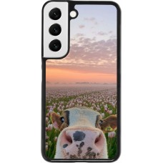 Coque Samsung Galaxy S22 - Cow with tulips Spring 2026