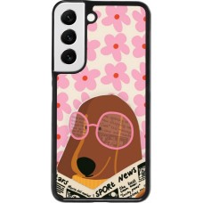 Coque Samsung Galaxy S22 - Dog with newspaper Spring 2026