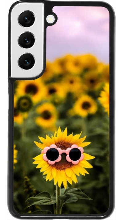 Samsung Galaxy S22 Case Hülle - Sunflower with glasses Spring 2026