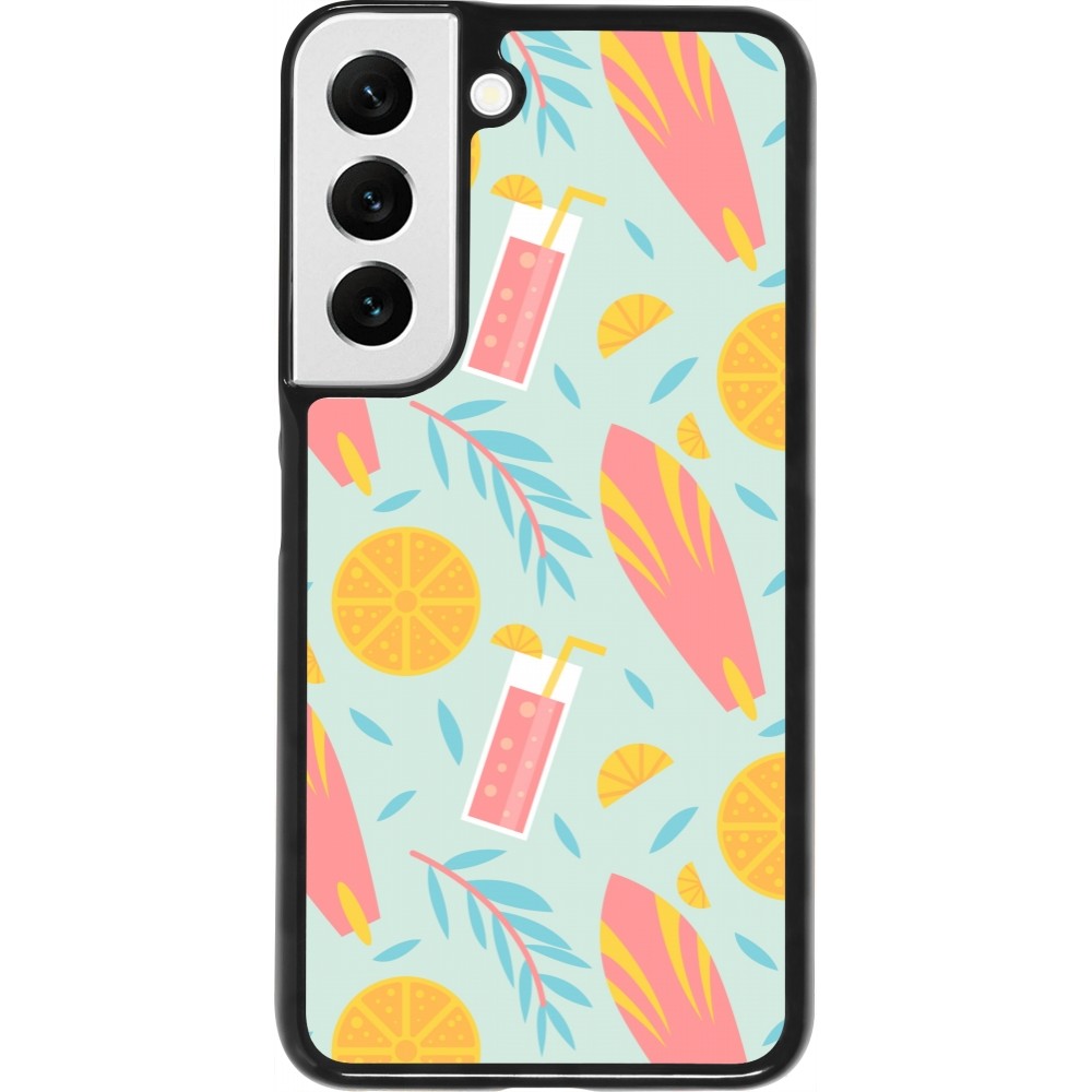 Coque Samsung Galaxy S22 - Summer 2025 Pattern citron