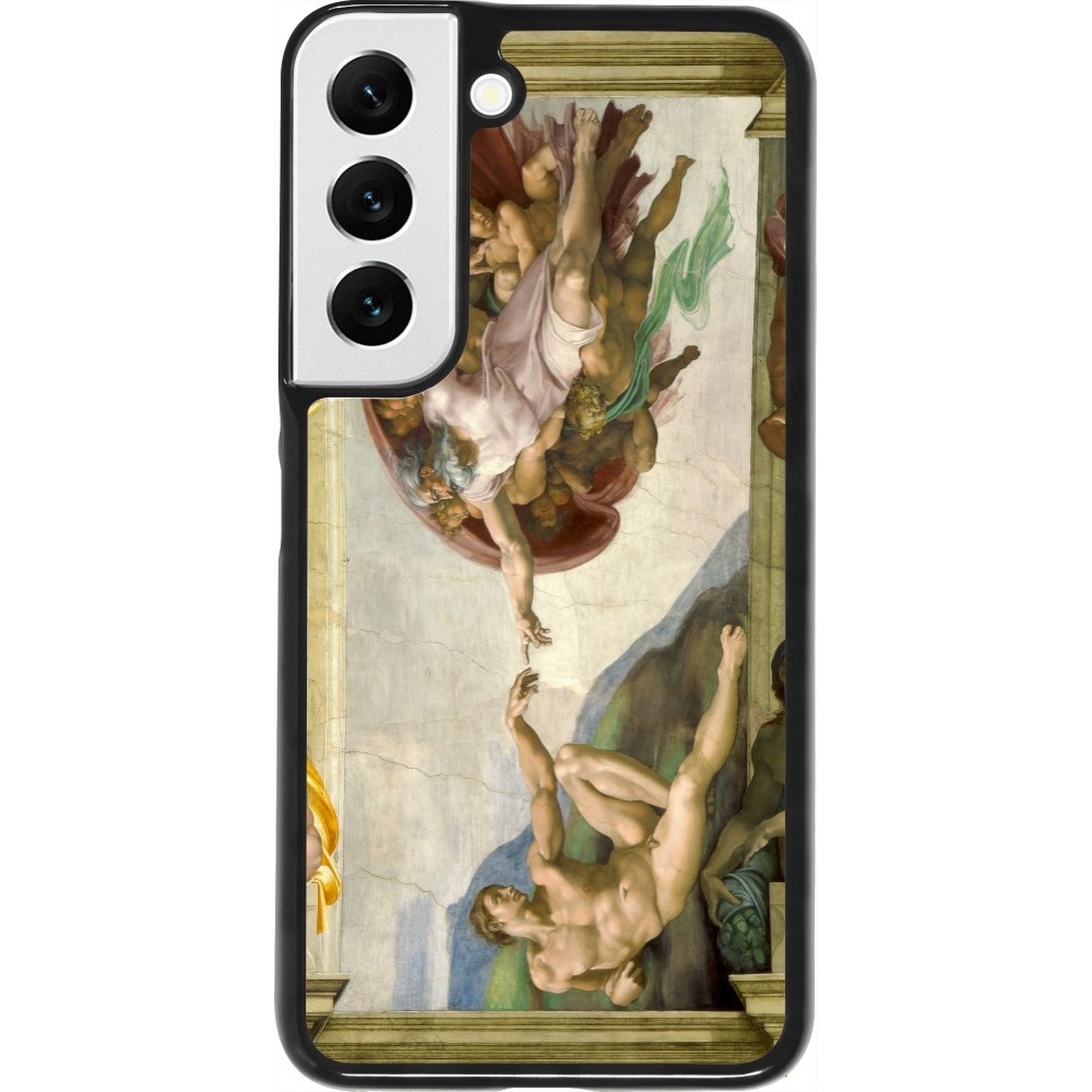 Coque Samsung Galaxy S22 - Tableau art - La Création d’Adam - Michel-Ange