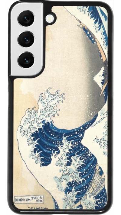 Coque Samsung Galaxy S22 - Tableau art - La Grande Vague de Kanagawa - Hokusai