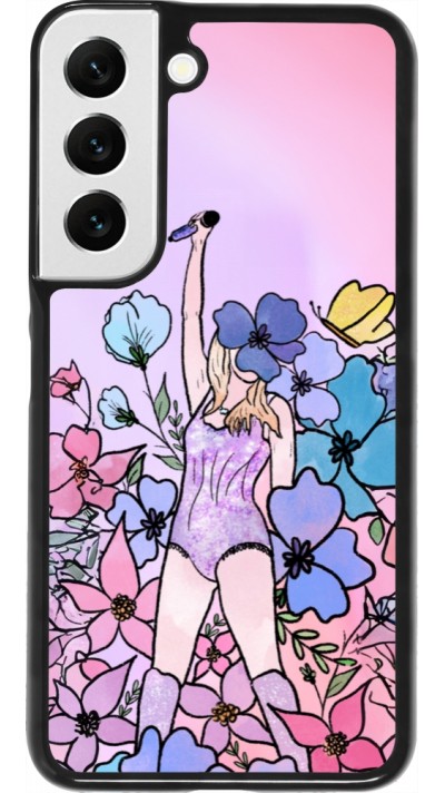 Coque Samsung Galaxy S22 - Taylor Swift Sketch - Pink