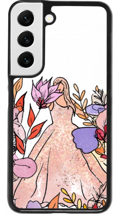 Coque Samsung Galaxy S22 - Taylor Swift Sketch - White