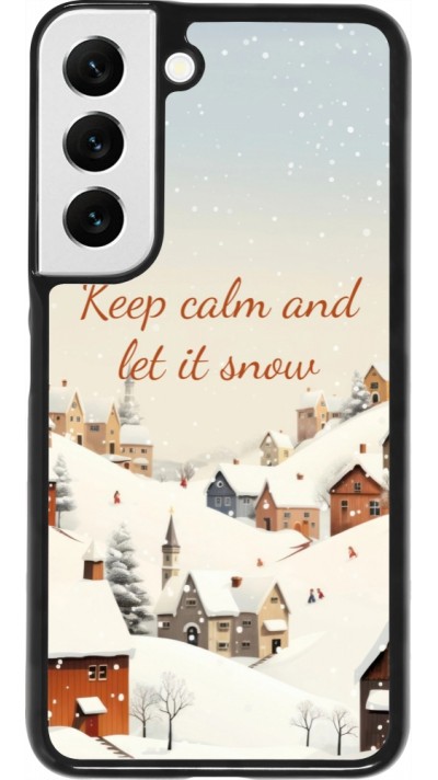 Coque Samsung Galaxy S22 - Winter 25 Winter Keep calm and let it snow