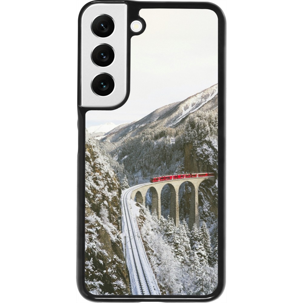 Coque Samsung Galaxy S22 - Winter 25 Winter polar express