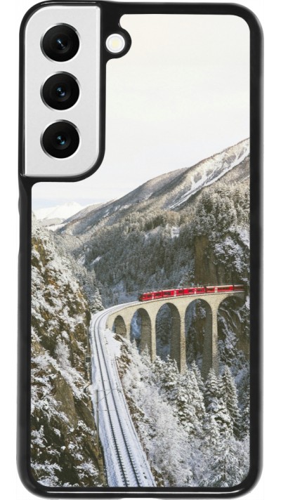 Coque Samsung Galaxy S22 - Winter 25 Winter polar express