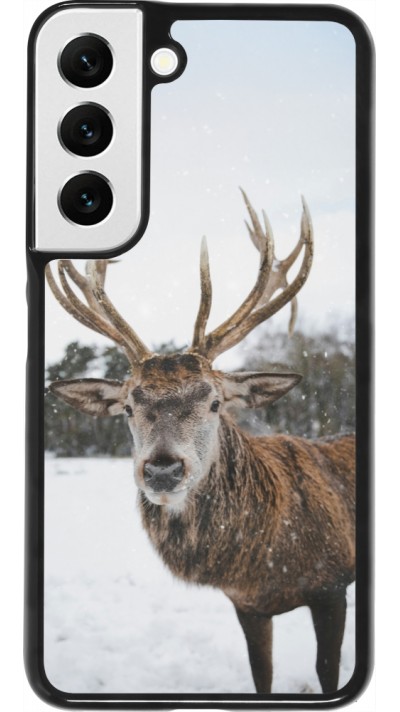 Coque Samsung Galaxy S22 - Winter 25 Winter reindeer