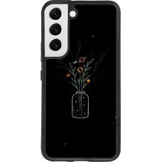 Coque Samsung Galaxy S22 - Silicone rigide noir Vase black