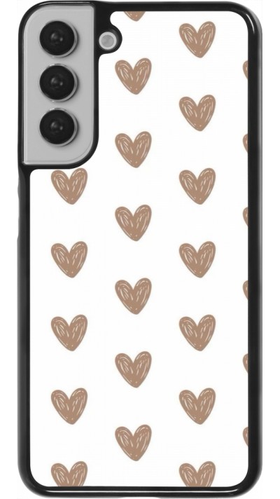 Coque Samsung Galaxy S22+ - Autumn 2024 brown hearts