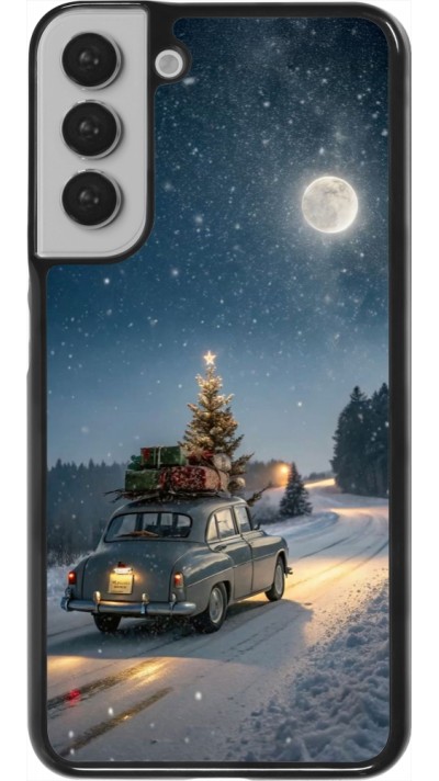 Coque Samsung Galaxy S22+ - Christmas 25 Car with Tree Xmas