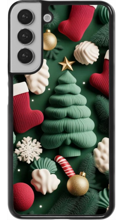 Coque Samsung Galaxy S22+ - Christmas 25 Christmas textiles