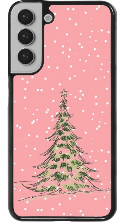 Coque Samsung Galaxy S22+ - Christmas 25 Pink Tree