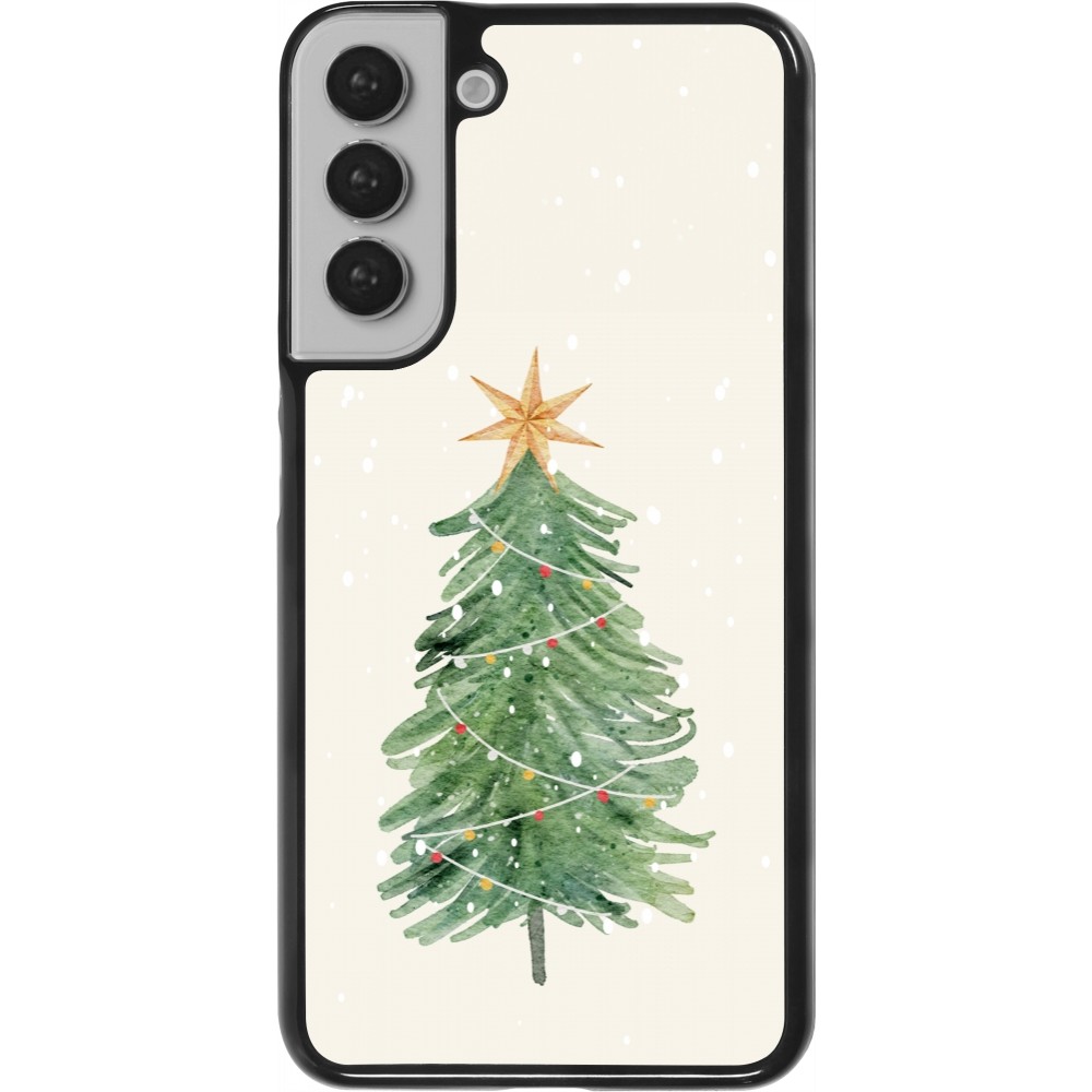 Coque Samsung Galaxy S22+ - Christmas 25 Sketch Tree