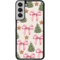 Coque Samsung Galaxy S22+ - Christmas 25 Vintage Ribbons