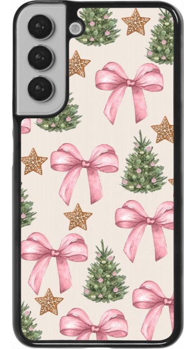 Coque Samsung Galaxy S22+ - Christmas 25 Vintage Ribbons