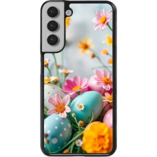 Coque Samsung Galaxy S22+ - Easter 2026 Eggs with flowers