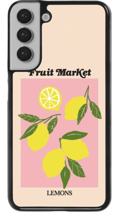 Coque Samsung Galaxy S22+ - Fruit market lemons 2026