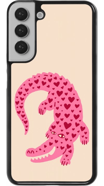 Coque Samsung Galaxy S22+ - Pink crocodile 2026
