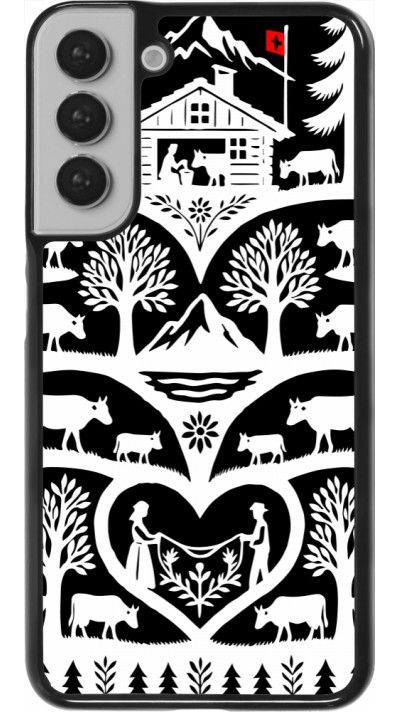 Coque Samsung Galaxy S22+ - Poya Suisse 2 noir