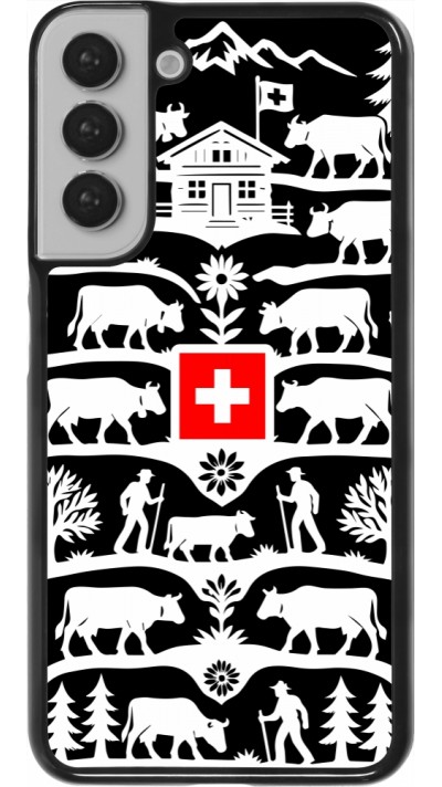 Coque Samsung Galaxy S22+ - Poya Suisse 3 noir