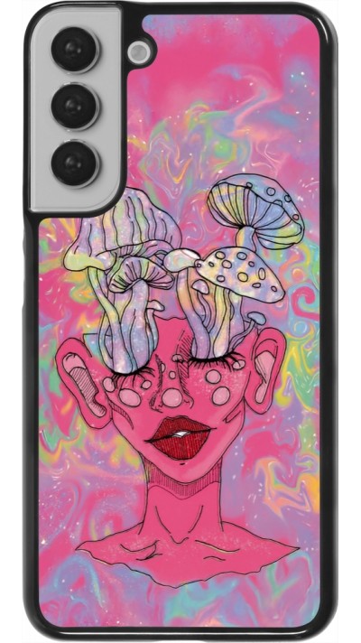 Coque Samsung Galaxy S22+ - Psychedelic pink mushroom