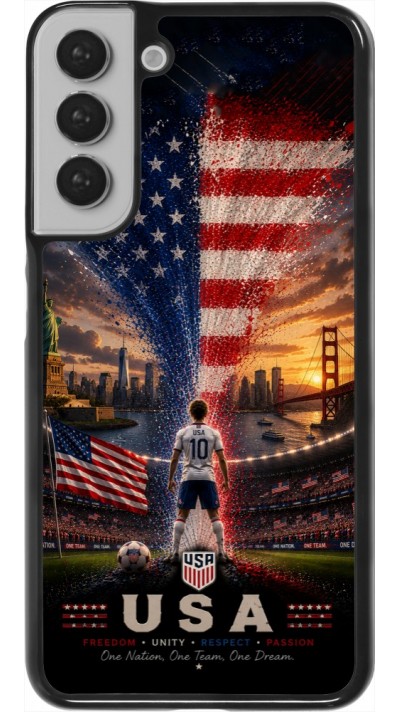 Coque Samsung Galaxy S22+ - Football États-Unis splash 2026