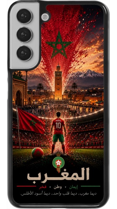Coque Samsung Galaxy S22+ - Football Maroc splash 2026