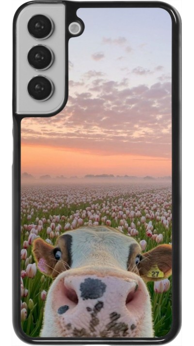 Coque Samsung Galaxy S22+ - Cow with tulips 2026