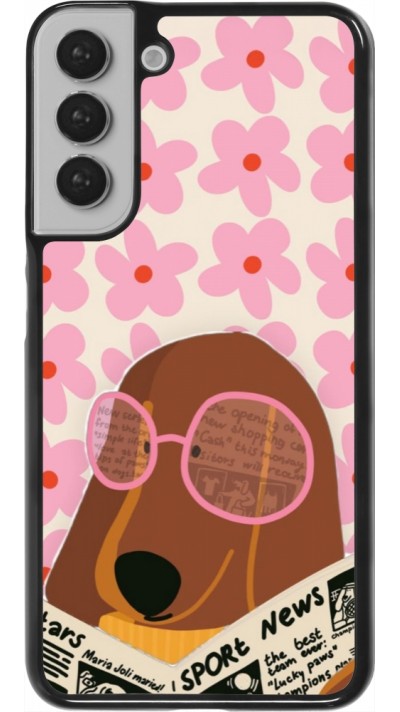 Coque Samsung Galaxy S22+ - Dog with newspaper 2026